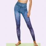 Print Starry Starlit Sky Yoga Leggings