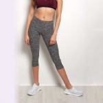 Grey Capri For Women Running