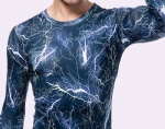 Fashion GYM Wear Sublimation Pattern Rash Guards For Men