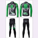 Mens Long Sleeve European Cycling Jersey