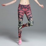 Red Sublimation Pattern Jogging Leggings