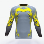 Yellow Mens Rash Guards