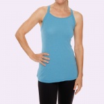 Lycra Sky blue tanks