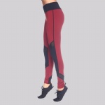 Red Pants With Black Mesh