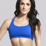 Blue Yoga Bra