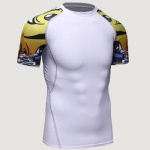 Short Sleeve Men Rash Guard