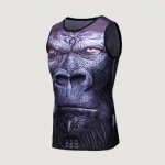 3D Sleeveless Rash Guard