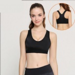 Black Mesh Sports Bra