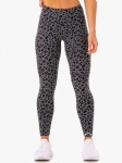 Grey Leopard Print Women Legging