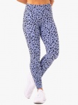 Blue Leopard Print Women Legging