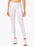 Big white Leopard Print Women Legging